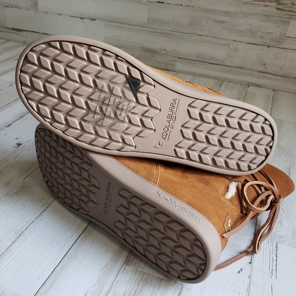 UGG Koolaburra Shazi Short Chestnut Boots NIB - Picture 8 of 9